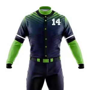 Nuevo diseño de alta calidad uniforme de béisbol de secado rápido para la venta al por mayor uniforme de béisbol transpirable - Product Image 4
