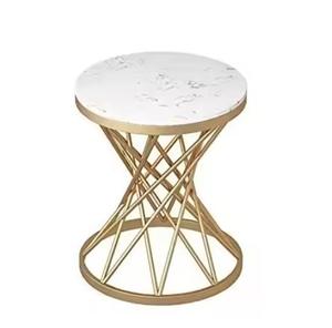 Tables basses en métal durable Plateau en marbre moderne pour les designers d'intérieur Décoration de l'espace de vie Décoration de café Meubles de salon - Product Image 5