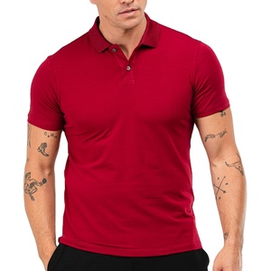 Polo homme en coton respirant, toucher doux, manches courtes, col classique, confortable, tenue décontractée quotidienne. - Product Image 1