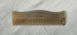 Peigne élégant en os de chameau de buffle Modèle à la mode pour la coiffure naturelle dans les salons Conception de logo personnalisé - Product Image 6