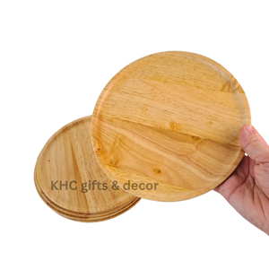 Gran oferta, posavasos de madera de haya de diseño moderno, almohadilla para mesa de comedor de 10cm de diámetro, alfombrillas y almohadillas ligeras y elegantes - Product Image 2