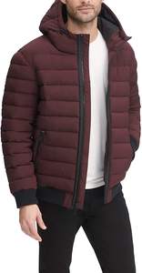 Venta al por mayor de lujo de los hombres Puffer chaquetas de moda Streetwear prendas de vestir exteriores Stand logotipo personalizado de manga completa de poliéster/Material de nylon - Product Image 5