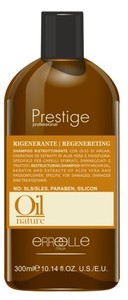 ERREELLE Prestige Regenerating <b>Shampoo</b> Argan Oil Keratin Aloe Vera Extract for Damaged Color Treated Hair Unisex Liquid Hair - Product Image 3