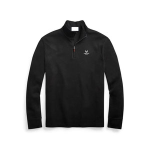 Professionnel de haute qualité hommes grande taille quart de fermeture éclair logo personnalisé impression haut couleur unie Technique prix de gros - Product Image 4