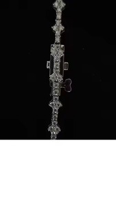 Nouveau design Hip Hop Unique 10K/ 14K / 18K diamant rond cultivé en laboratoire chaîne cubaine bijoux pour hommes et femmes - Product Image 2