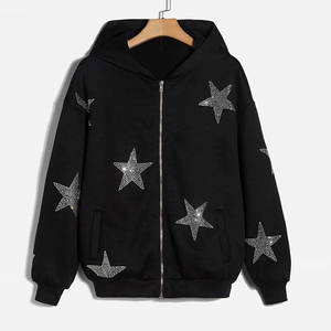 Gran Venta de sudaderas con capucha de gran tamaño para mujer de alta calidad, ropa de calle, ropa de invierno, tejido polar transpirable, estilo Jersey a prueba de viento - Product Image 1