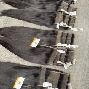 Extensiones de Cabello Vietnamita Virgen Remy con Cierre, de 8 a 32 Pulgadas, Todos los Colores Disponibles, Precio al por Mayor, 100 g - Product Image 1