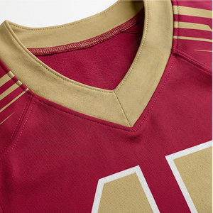 Conjunto de Uniformes de Fútbol Americano con Diseño Personalizado a Precio Competitivo, Camisetas Bordadas al por Mayor, Jersey de Alto Rendimiento - Product Image 4