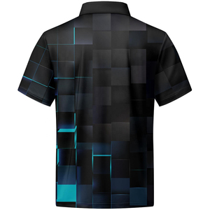 Polo en coton à manches courtes personnalisé pour homme Taille XL Motif solide Teint uni brodé Impression de logos Fourniture en usine OEM - Product Image 3