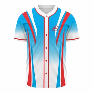 Jersey de béisbol y softbol con botón completo unisex personalizable de talla grande, ropa suave transpirable para adultos, eventos de equipo, diseño impreso - Product Image 1