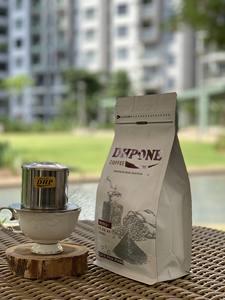 DHPONE Grains de café Arabica Robusta torréfiés moyennement/fondus, mélangés, 500g, emballés avec valve de dégazage unidirectionnelle, haute qualité, directement du producteur - Product Image 3