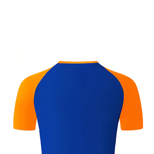 เสื้อยืดแบบพอดีตัวสำหรับผู้ชายผ้าฝ้าย100% ระบายอากาศป้องกันรอยยับครึ่งแขนถักแบบกำหนดเองขายส่ง - Product Image 5