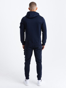 Nuevo Conjunto Deportivo de Moda al por Mayor, Transpirable, 100% Fibra de Bambú, con Capucha, Estilo Cargo, para Hombre, 2 Piezas - Product Image 2