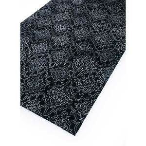 Tapis en laine tufté à la main Imara, gris et noir, à motifs floraux, pour la maison, tapis rectangulaire en viscose pour salon, couloir, Tra-13522, fait main - Product Image 2