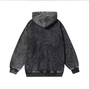 Sudadera con Lavado Ácido Personalizada de Alta Calidad GSM con un Aspecto Lavado Único y Diseño Vibrante que Garantiza Comodidad y Estilo Duradero para Unisex - Product Image 4