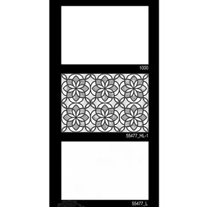 Venta 300x450mm Diseño 3D digital Azulejos de pared de cerámica para cocina Centro comercial Vestíbulo 30x45cm 12x18 Blanco y negro puro - Product Image 2