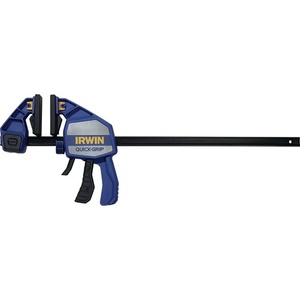 One-Handed <b>Quick</b> <b>Grip</b> <b>Clamp</b> 450 mm Clamping Width 92 mm Throat Depth 235-683 mm Spreading Width by for IRWIN - Product Image 1