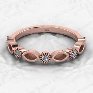 Genuine 925 Sterling Silver Bezel Setting 2x4mm Marquise Semi Mount <b>Ring</b> with Good <b>Resin</b> Ashes Work Keepsake Jewelry Findings - Product Image 6