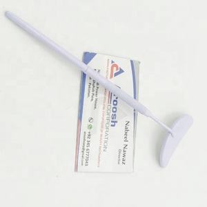 Espejo de Inspección de Pestañas de Acero Inoxidable con Forma de Media Luna, Color Personalizado al por Mayor, Marca Privada para Artistas de Pestañas, Punta Puntiaguda, Duradero - Product Image 2