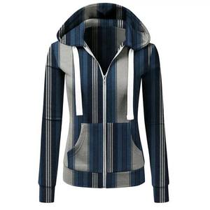 Sudadera con capucha personalizada para mujer, ropa para gimnasio de manga larga con cremallera, de diferentes colores, de alta calidad, para invierno - Product Image 5