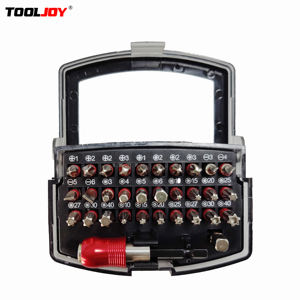 ชุดไขควงแม่เหล็ก TOOLJOY <span class=keywords><strong>32</strong></span> ชิ้น ด้ามจับพลาสติก พร้อมหัวบิตแบบ Socket Torx Phillips สำหรับงาน DIY ผลิตจากโรงงาน OEM - Product Image 3
