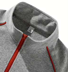 Custom Men's Casual Sports <b>Sweatshirt</b> Solid Design Regular Fit Crew Neck Long Sleeve Non-Stretch <b>Fleece</b> Fabric Winter 100% - Product Image 5