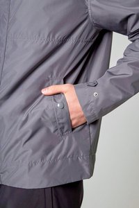 Chaqueta informal ligera de alta calidad, cortavientos con cremallera personalizada, chaqueta en blanco de poliéster para hombre - Product Image 6