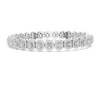 Pulsera de Tenis Clásica Unisex para Niños de 5 CT de la Mejor Calidad, Oro Sólido de 10K/14K/18K/22K con Diamantes Brillantes Cultivados en Laboratorio