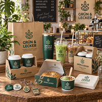 Gobelets à matcha jetables AT PACK avec gobelets en papier personnalisés, gobelets en plastique, sacs à emporter et fournitures d'emballage pour café