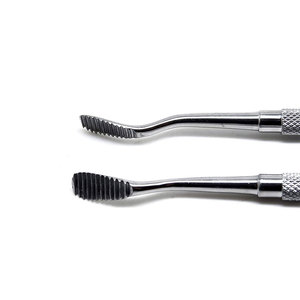 2 Pcs Lime à os dentaire 12 et 45 Instruments chirurgicaux en acier inoxydable à double extrémité - Product Image 6