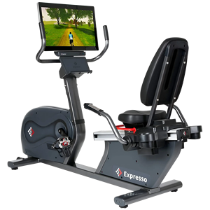 จักรยานออกกำลังกายแบบเอนนอนรุ่น Expresso GO ที่ผ่านการผลิตใหม่ สำหรับการฝึกคาร์ดิโอแบบนั่งเพื่อเพิ่มความทนทาน เหมาะสำหรับใช้ในบ้านและฟิตเนส - Product Image 5