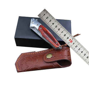 Nouveau beau couteau pliant de Camping en plein air en acier damas poignée G10 Portable - Product Image 2