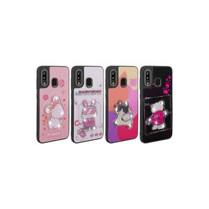 Funda de Silicona Luminosa con Relieve para Teléfono SAFA Amas Iconic Purple Glow-in-the-Dark, para Samsung Galaxy A30, Silicona Suave INS - Product Image 2