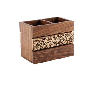 Porte-cuillère en bois moderne porte-couverts pour organisateur de table à manger cuisine restaurant à bas prix d'Inde - Product Image 5