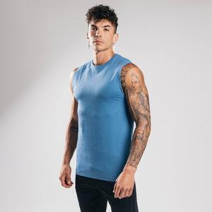 Débardeur Stringer en coton de haute qualité pour hommes à vendre Chemise musculaire avec logo personnalisé OEM - Product Image 4