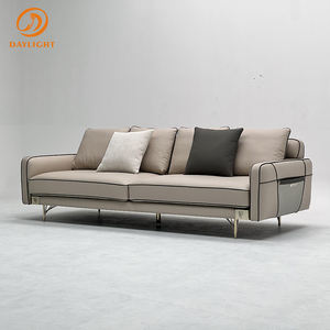 Sofá de Cuero de Diseño Italiano Moderno y Lujoso, Réplicas de Muebles de Diseñador en Oferta - Product Image 2