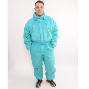 Combinaison de ski pour homme avec logo personnalisé, coupe-vent, imperméable, respirante, chaude et confortable, avec fermeture éclair, pour les activités de plein air sur la neige - Product Image 1