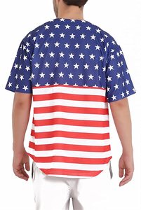 Maillot de Baseball américain, vente en gros, pas cher, prix d'usine, Sublimation personnalisée, pour hommes - Product Image 6