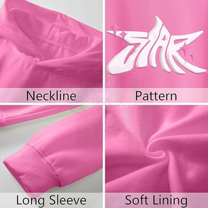 Felpe con cappuccio con stella oversize Y2k felpe da donna graziose stelle con stampa grafica con cappuccio estetica Pullover alla moda - Product Image 6