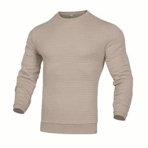 Sudadera de secado rápido de alta calidad para hombre, sudaderas informales personalizadas con cuello redondo, venta al por mayor, camisas transpirables de algodón orgánico para hombre - Product Image 1