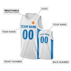Maillot de basket-ball personnalisé, t-shirt de sport en polyester léger, séchage rapide, sublimation - Product Image 6