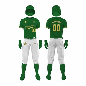 Ensemble d'uniformes de baseball de haute qualité pour hommes 100% Polyester Anti-UV séchage rapide personnalisable Baseball & Softball Sportswear Uniformes - Product Image 4