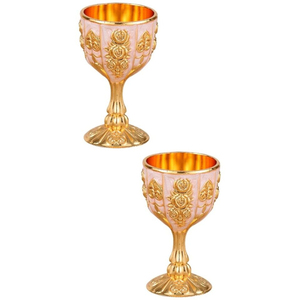 Copas de vino para servir, Bar de vinos, Hotel, restaurante, copa de latón grabada, copa de champán, copa de vino para servir - Product Image 2