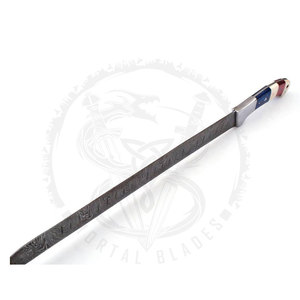 มีดสับเนื้อสเตนเลสสตีลแบบสเปน ตีขึ้นรูปด้วยมือ สำหรับเชฟ ใช้ในครัวและแล่เนื้อ  เช่น บริสเก็ต - Product Image 2