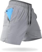 Shorts de sport décontractés écologiques pour hommes, 7 pouces, légers, en tissu Oxford, avec cordon de serrage, sans doublure