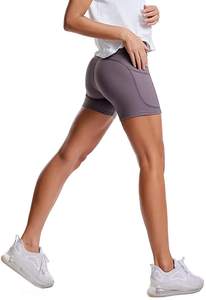 Shorts de sport pour femmes, shorts de fitness sans couture, compression en spandex, vêtements de sport serrés - Product Image 3