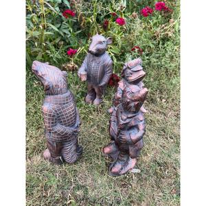 En Existencia, Juego de Esculturas de Viento en el Sauce para Decoración de Casa de Campo, Juego de 4 Estatuas de Bronce Hechas a Mano para Jardín - Product Image 4