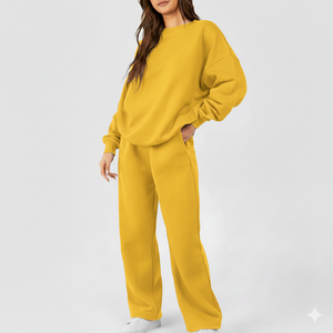 Conjunto Deportivo Ligero para Mujer con Tela Suave y Transpirable para Comodidad Durante Todo el Día y Uso Casual - Product Image 1