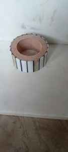 Anillos de Servilleta ARTWORK MAESTRO de Concha de Nácar con Incrustaciones Simples Hechas a Mano - Artesanos Indios - Product Image 3