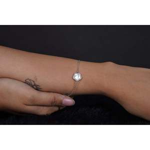Pulsera SILVERINGS de Plata de Ley 925 con Madreperla CLEEF SELVER - Product Image 1